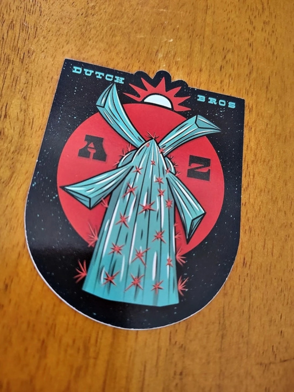 Dutch Bros Arizona Windmill Wonderland Sticker